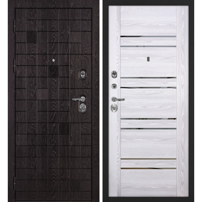 Дверь Скамбио Порте Нона-36/PSK-1 Горький шоколад / Ривьера айс