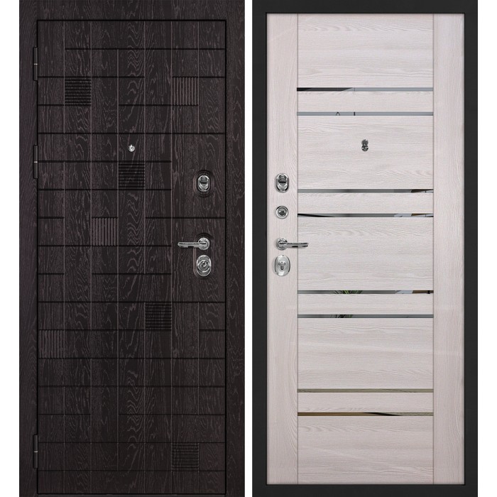 Дверь Скамбио Порте Нона-36/PSK-1 Горький шоколад / Ривьера крем