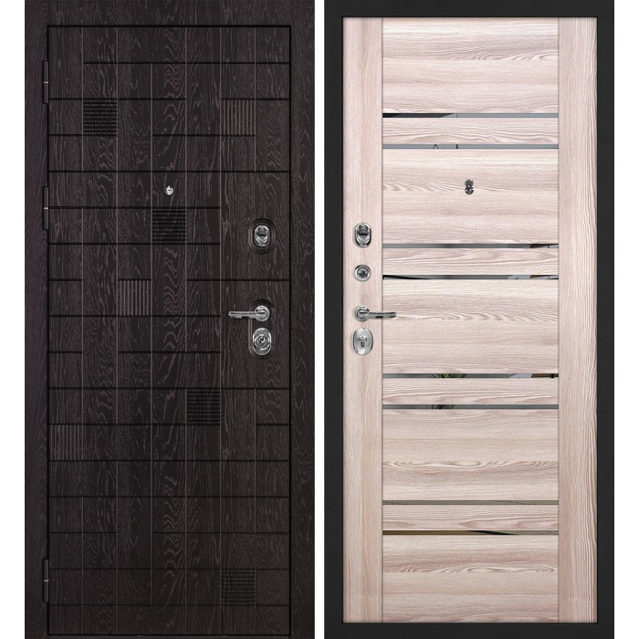 Дверь Скамбио Порте Нона-36/PSK-1 Горький шоколад / Ривьера крен-экрю