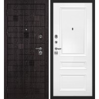 Нона-36/Smalta-06 Горький шоколад / Белый ral 9003