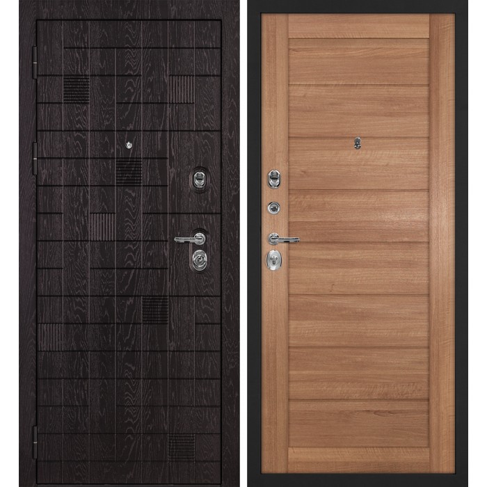 Дверь Скамбио Порте Нона-36/Техно-708 Горький шоколад / Миндаль