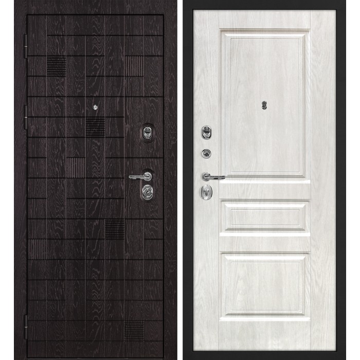 Дверь Скамбио Порте Нона-36/Версаль-2 Горький шоколад / Дуб жемчужный