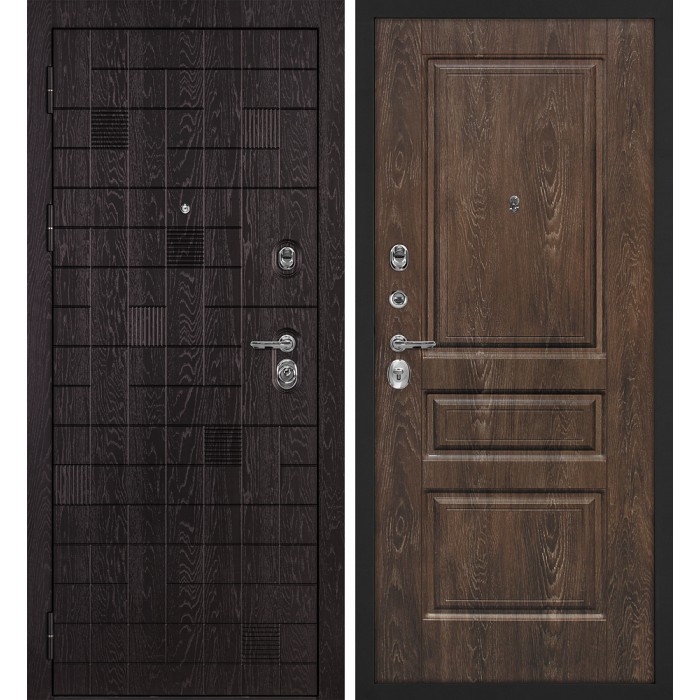 Дверь Скамбио Порте Нона-36/Версаль-2 Горький шоколад / Дуб корица