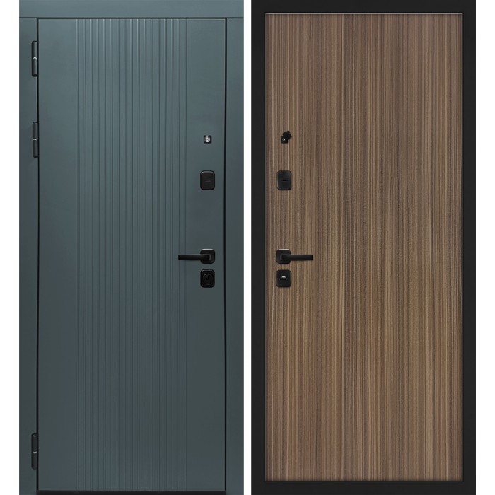 Дверь Скамбио Порте Альфа/Гладкая Бархат авокадо / Эвкалипт испанский