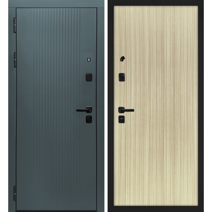 Дверь Скамбио Порте Альфа/Гладкая Бархат авокадо / Эвкалипт австралийский