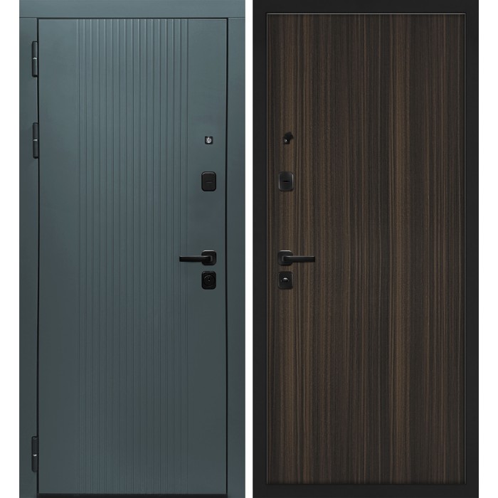 Дверь Скамбио Порте Альфа/Гладкая Бархат авокадо / Эвкалипт африканский