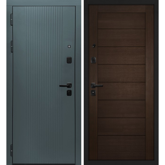 Дверь Скамбио Порте Альфа/Техно-708 Бархат авокадо / Венге