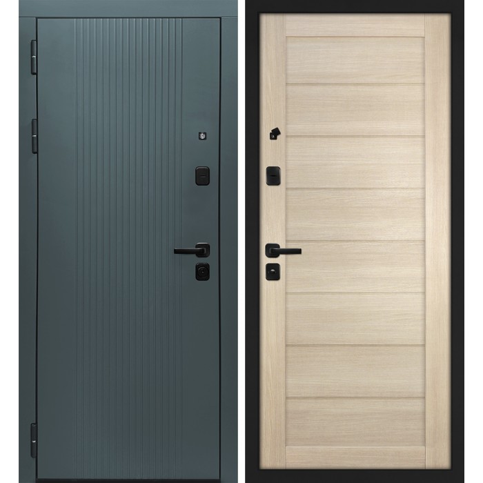 Дверь Скамбио Порте Альфа/Техно-708 Бархат авокадо / Капучино