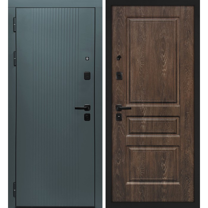 Дверь Скамбио Порте Альфа/Версаль-2 Бархат авокадо / Дуб корица