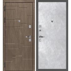 Домино/Гладкая Дымчатая луна / Серый бетон