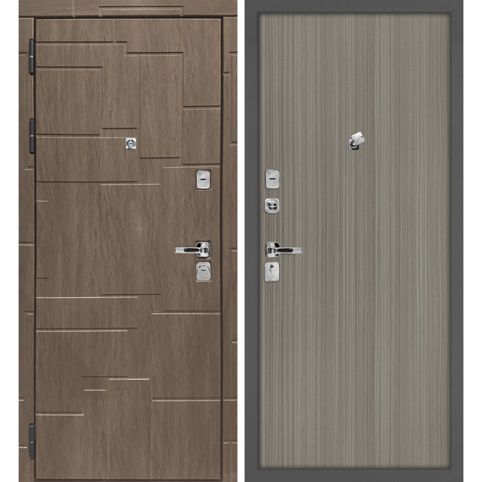 Дверь Скамбио Порте Домино/Гладкая Дымчатая луна / Эвкалипт португальский