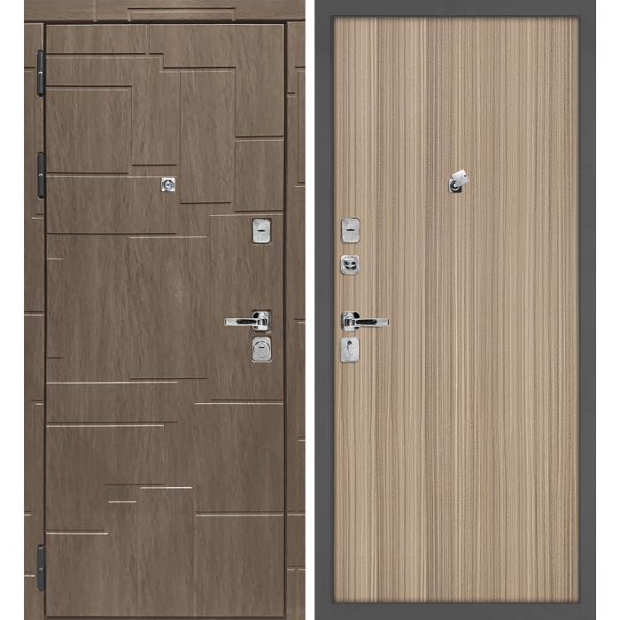 Дверь Скамбио Порте Домино/Гладкая Дымчатая луна / Эвкалипт тасманский