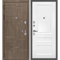 Домино/Смальта 06 Дымчатая луна / Белый ral 9003