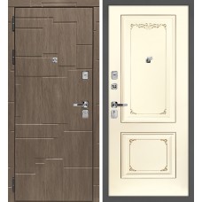 Домино/Смальта 14 Дымчатая луна / Слоновая кость ral 1013 патина шампань