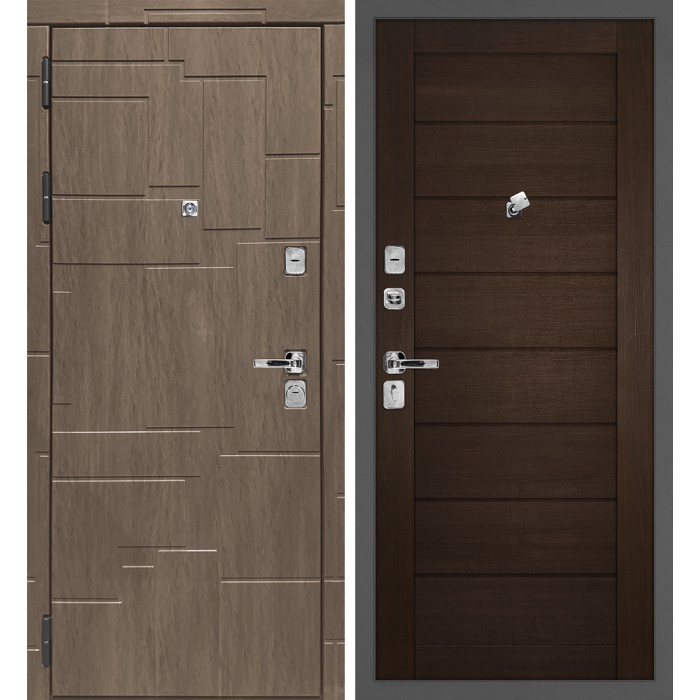 Дверь Скамбио Порте Домино/Техно 708 Дымчатая луна / Венге