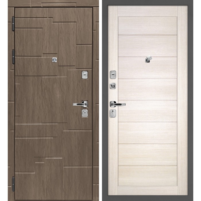 Дверь Скамбио Порте Домино/Техно 708 Дымчатая луна / Сандал бежевый