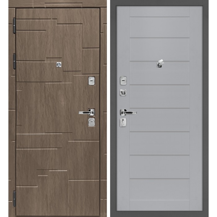 Дверь Скамбио Порте Домино/Техно 708 Дымчатая луна / Манхэттен