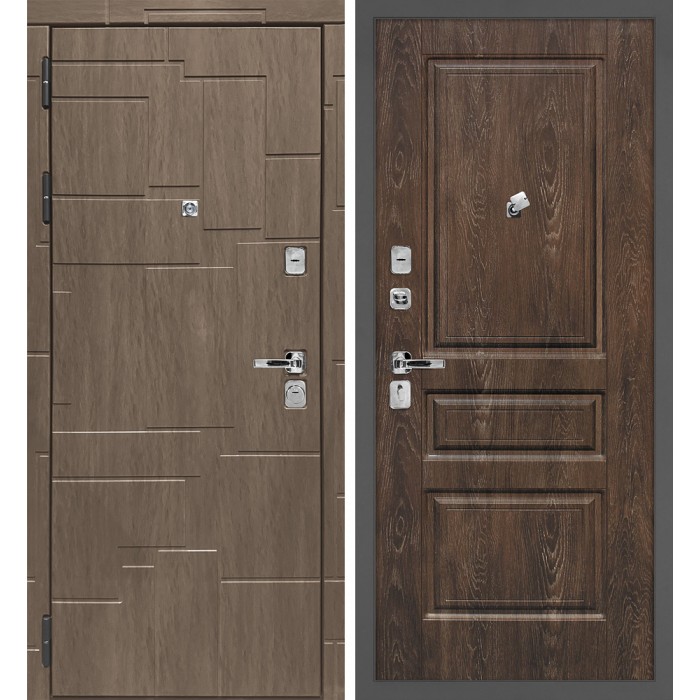 Дверь Скамбио Порте Домино/Версаль 2 Дымчатая луна / Дуб корица