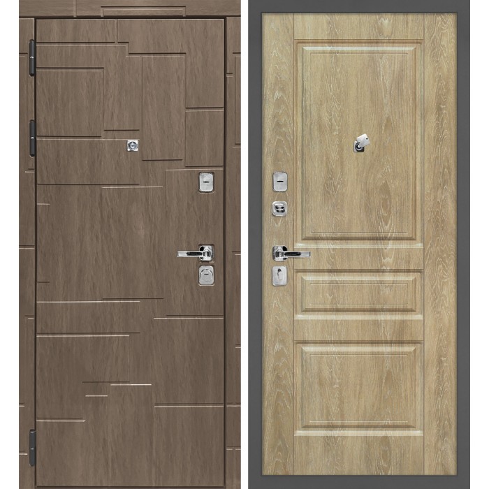 Дверь Скамбио Порте Домино/Версаль 2 Дымчатая луна / Дуб песочный