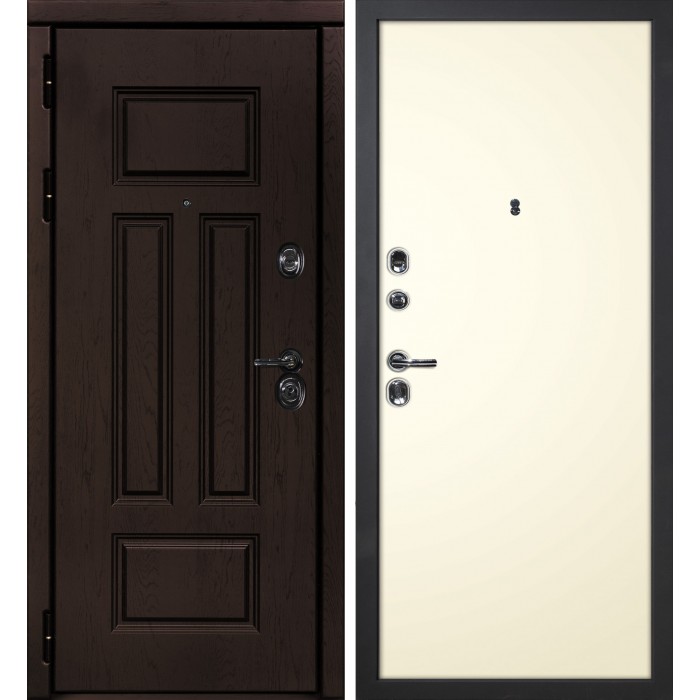 Дверь Скамбио Порте Э-2 / Гладкая Дуб крафт / Магнолия