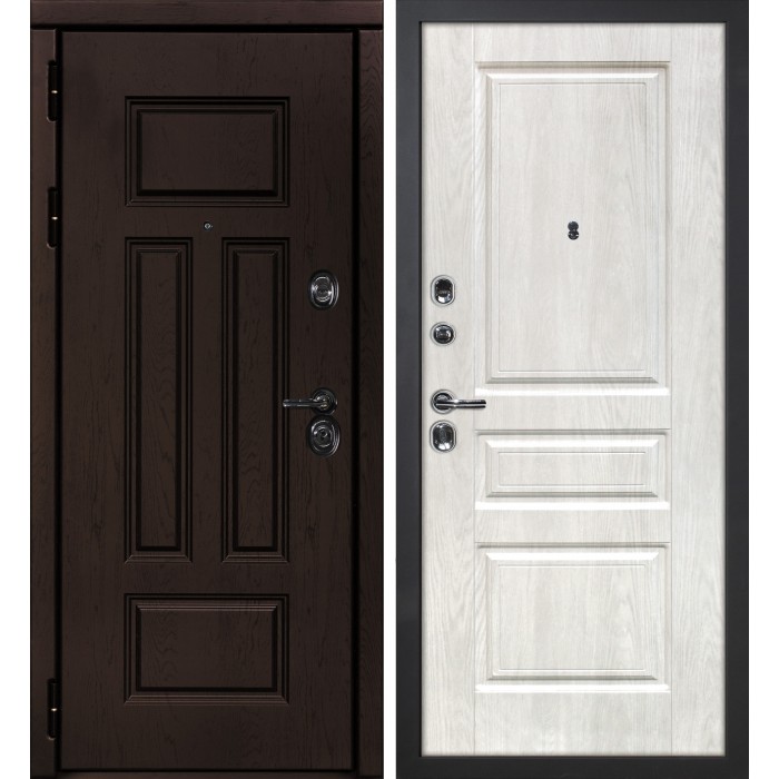 Дверь Скамбио Порте Э-2 / Версаль-2 Дуб крафт / Дуб жемчужный