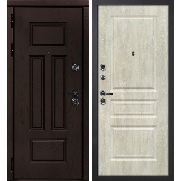 Дверь Скамбио Порте Э-2 / Версаль-2 Дуб крафт / Дуб седой