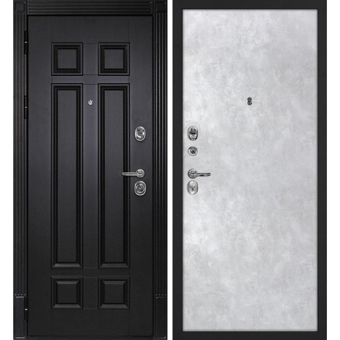 Дверь Скамбио Порте Гера-2 / Гладкая Венге / Бетон