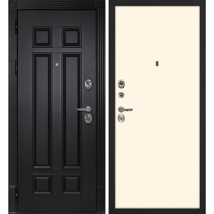 Дверь Скамбио Порте Гера-2 / Гладкая Венге / Магнолия