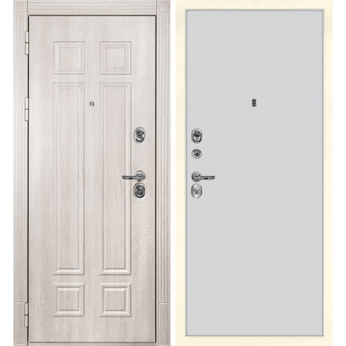 Дверь Скамбио Порте Гера-2 / Гладкая Дуб Филадельфия крем / Агат