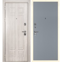 Гера-2 / Гладкая Дуб Филадельфия крем / Серый матовый