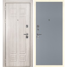 Гера-2 / Гладкая Дуб Филадельфия крем / Серый матовый