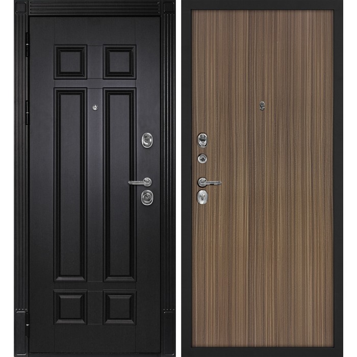 Дверь Скамбио Порте Гера-2 / Гладкая Венге / Эвкалипт испанский