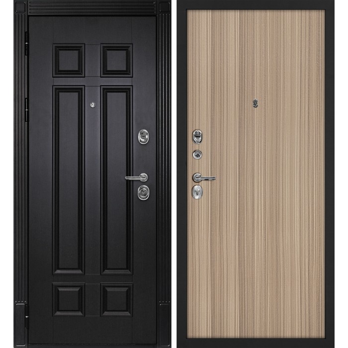 Дверь Скамбио Порте Гера-2 / Гладкая Венге / Эвкалипт тасманский