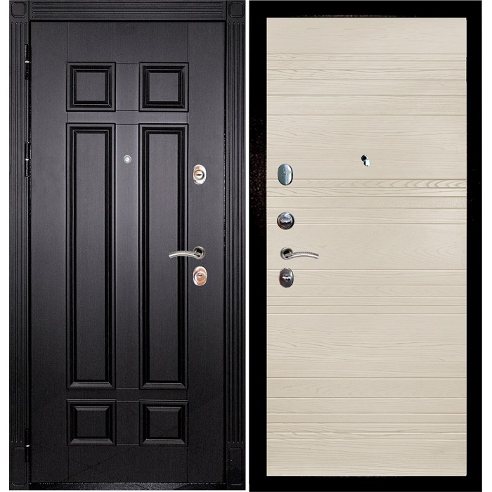 Дверь Скамбио Порте Гера-2 / Комбо-01 Венге / Крем