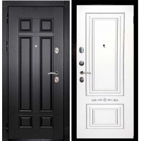 Гера-2 / Смальта-04 Венге / Белый ral 9003  патина серебро