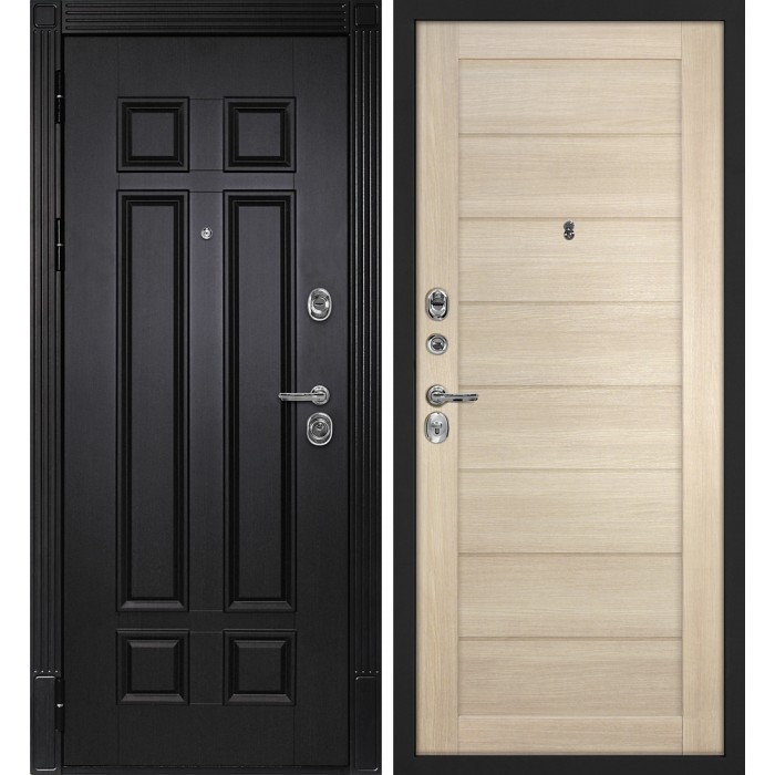 Дверь Скамбио Порте Гера-2 / Техно-708 Венге / Капучино