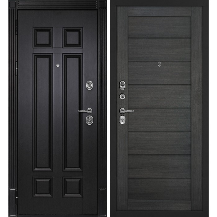 Дверь Скамбио Порте Гера-2 / Техно-708 Венге / Грей