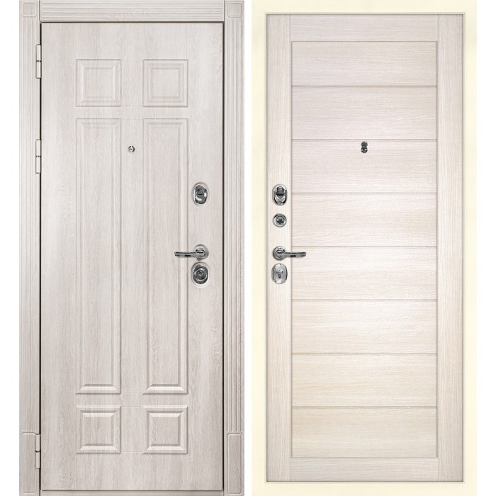 Дверь Скамбио Порте Гера-2 / Техно-708 Дуб Филадельфия крем / Сандал бежевый