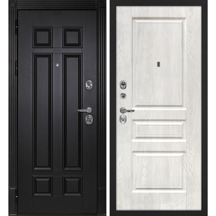 Дверь Скамбио Порте Гера-2 / Версаль-2 Венге / Дуб жемчужный