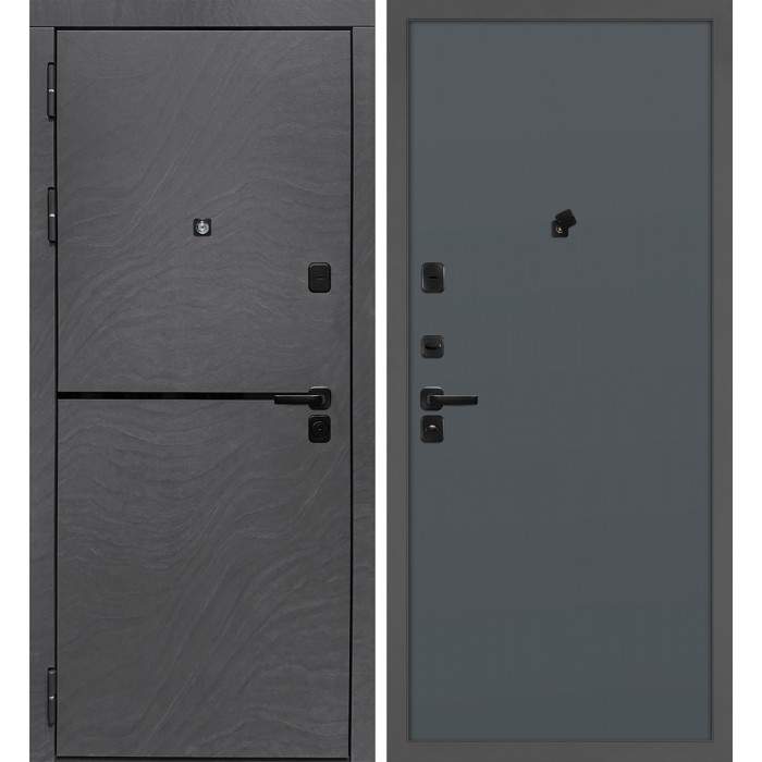 Дверь Скамбио Порте Горизонт/Гладкая Дюна Медея / Графит