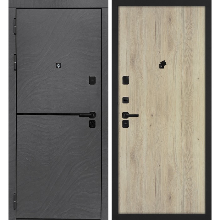 Дверь Скамбио Порте Горизонт/Гладкая Дюна Медея / Дуб молочный