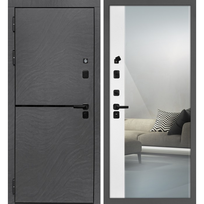 Дверь Скамбио Порте Горизонт/Оптима Макси Дюна Медея / Белый