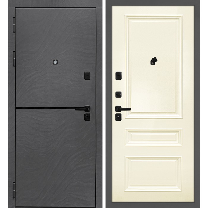Дверь Скамбио Порте Горизонт/Смальта 06 Дюна Медея / Слоновая кость ral 1013