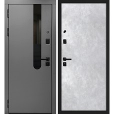 Комета/Гладкая Бархат графит / Серый бетон