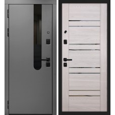 Комета/ПСК-1 Бархат графит / Ривьера крем