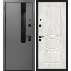 Комета/Сиена-01 Бархат графит / Дуб жемчужный