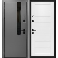 Комета/ТЕХНО-708 Бархат графит / Белоснежный