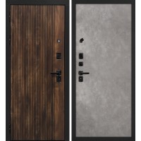 Лофт-1/Гладкая Дуб коньяк с патиной / Бетон