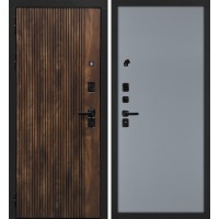 Лофт-1/Гладкая Дуб коньяк с патиной / Серый матовый