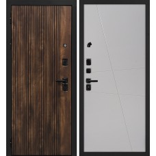 Лофт-1/Смальта-Лайн 02 Дуб коньяк с патиной / Агат ral 7044